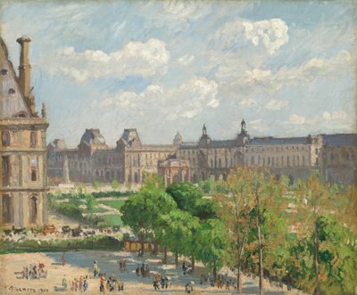 Place du Carrousel, Paris, 1900. by Camille Pissarro
