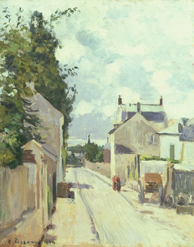 Ermitaj Caddesi, Pontoise by Camille Jacob Pissarro