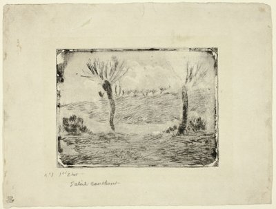 Batan güneş by Camille Pissarro