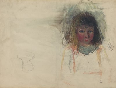 Sanatçının Oğlu Georges [verso] by Camille Pissarro