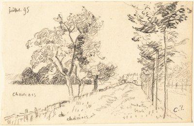 araba yolu by Camille Pissarro