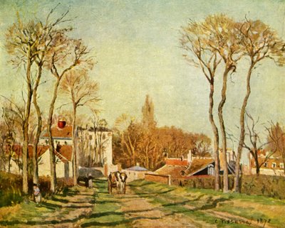 Bir Köyün Girişi, 1872, 1939. by Camille Jacob Pissarro