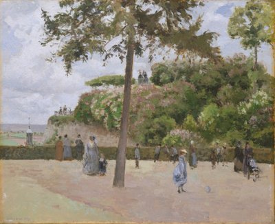 Pontoise Halk Bahçesi by Camille Jacob Pissarro