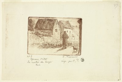 Çobanın Dönüşü by Camille Pissarro