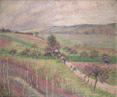 Thierceville Yolu, Erken Bahar, 1893 by Camille Pissarro