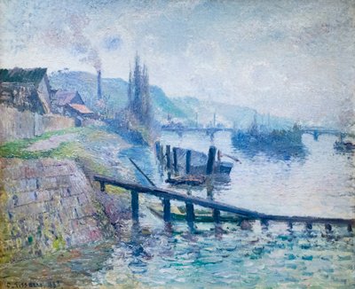 Rouen'deki Saint Catherine tepesi by Camille Pissarro