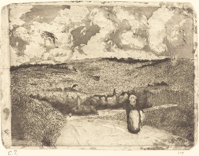 Yoldaki Kadın Yoldaki Kadın, 1879. by Camille Pissarro