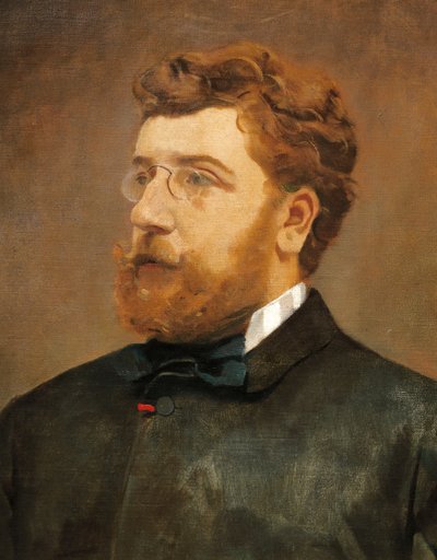 Georges Bizet'nin Portresi (Paris by Camillo (1840 1919) Miola