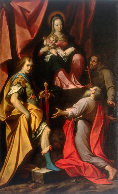 Çocuklu Madonna ve Azizler Vitale ve Jerome, Camillo Procaccini