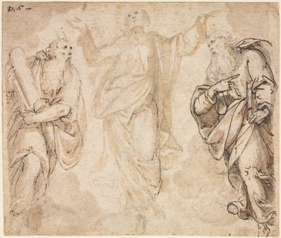 Başkalaşım recto, c. 1590. by Camillo Procaccini