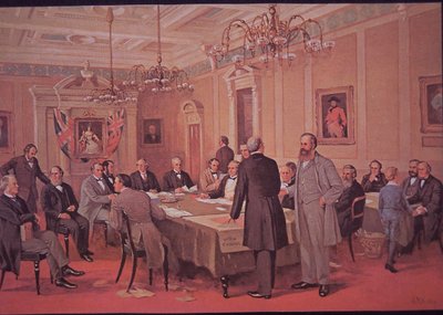 1867 İngiliz Kuzey Amerika Yasası, Kanada ile sonuçlandı by Canadian School