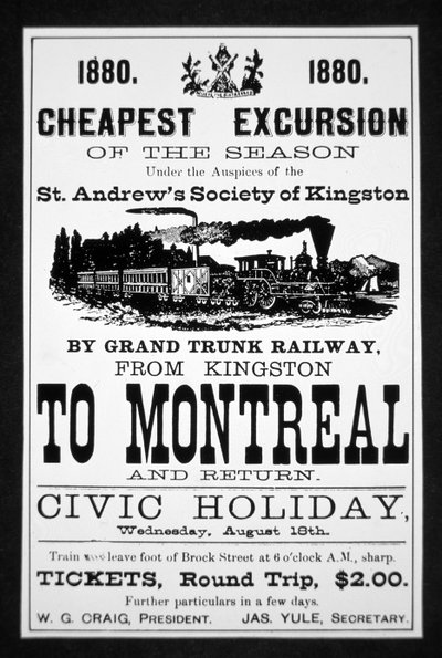 Grand Trunk Demiryolu Posteri by Canadian School