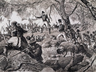 Chateauguay Savaşı, 26 Ekim 1813, 1880 by Canadian School