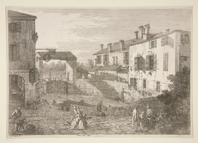 Vedute (Görüntülemeler) dizisinden Le Porte del Dolo (Dolo