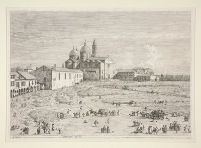 S. Giustina Halkla İlişkilerde? della Valle, Vedute (Görüntüleme) dizisinden by Canaletto (Giovanni Antonio Canal)