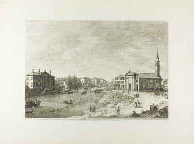 Al Dolo, Görünümlerden by Canaletto
