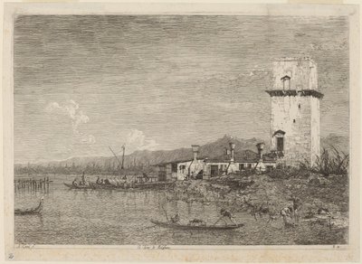 Malghera Kulesi by Canaletto