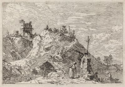 Hacı ile Namazda Manzara, c. 17351746. by Canaletto