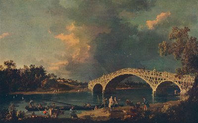Eski Walton Köprüsü, 1754 by Giovanni Antonio Canal
