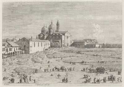 S. Giustina in pra della Vale, c. 17351746. by Canaletto