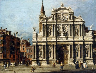 Santo Maria Zobenigo Kilisesi ve Campo, Venedik, by Giovanni Antonio Canal