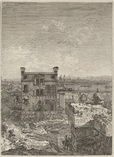 Peristilli Ev by Canaletto