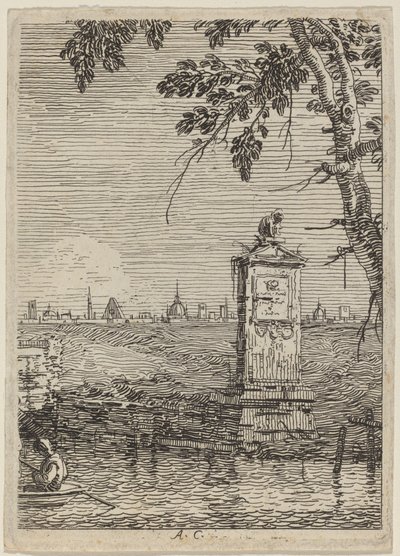 Küçük Anıt, c. 17351746. by Canaletto