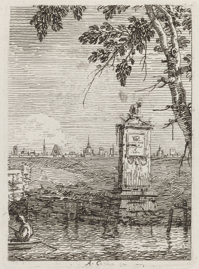 Küçük Anıt [solda], c. 17351746. by Canaletto