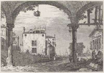 Fenerli Portiko, c. 17351746. by Canaletto