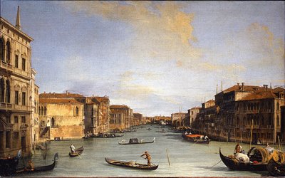 Büyük Kanal Görünümü, 1726-1728 by Giovanni Antonio Canal