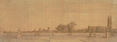 Warwick: Manastır Bahçelerinden Kasaba ve Kale by Canaletto