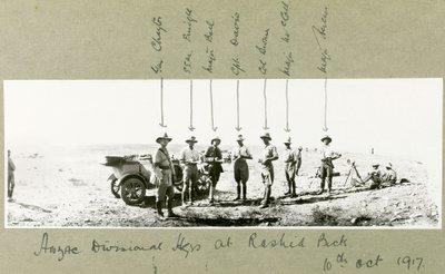 ANZAC Tümen Karargahı, Raşid Beck, Ekim 1917 by Capt. Arthur Rhodes