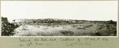 Esdud, eski Aşdod, 1. A.L.H. 13 Kasım 1917