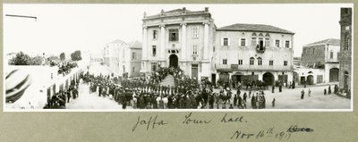 Yafa Belediye Binası, 16 Kasım 1917 by Capt. Arthur Rhodes
