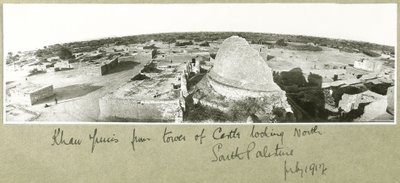 Han Yunus, kale kulesinden, Güney Filistin, Temmuz 1917 by Capt. Arthur Rhodes