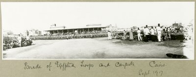 Mısır birlikleri ve halılarının geçit töreni, Kahire, Eylül 1917 by Capt. Arthur Rhodes