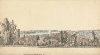 Ipswich, Suffolk'un görünümü by Capt. Francis Grose