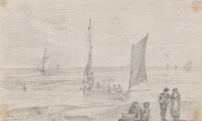 Brighton Sahili Yakınlarında Bir Parti Çıkıyor, 18 Eylül 1815 by Capt. Thomas Hastings