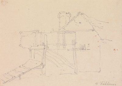 Fishhouse, Isle of Wight'ta çalışıyor by Capt. Thomas Hastings