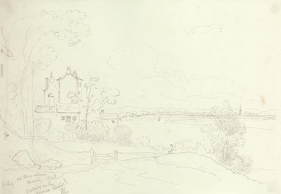 Newnham'da Severn Doğusuna Bakarken, Mart 1848 by Capt. Thomas Hastings
