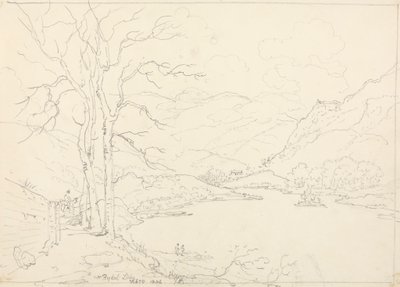 Rydal Gölü'nde, 8 Şubat 1836 by Capt. Thomas Hastings