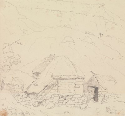 Sandrock, Wight Adası'nda, 13 Ağustos 1829 by Capt. Thomas Hastings