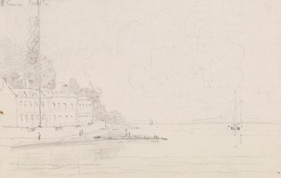 Cowes Kalesi, Wight Adası by Capt. Thomas Hastings