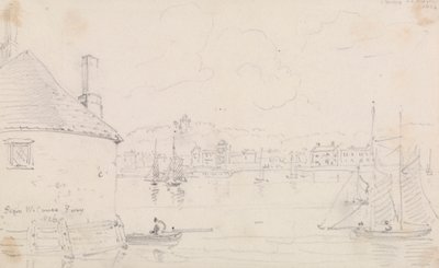 Cowes, West Cowes Feribotu'ndan, 22 Mart 1826 by Capt. Thomas Hastings