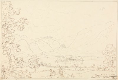 Derwent Borrowdale'e Bakıyor, Temmuz 1835 by Capt. Thomas Hastings