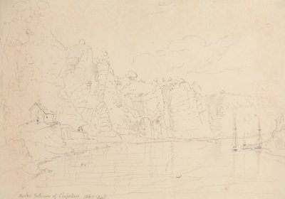 Chepstow'un girişi, Eylül 1845 by Capt. Thomas Hastings