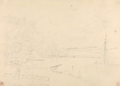Balık Evi, Wight Adası, Eylül 1826 by Capt. Thomas Hastings