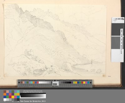 Wast Water'daki Screes'in Altından, Mayıs 1836 by Capt. Thomas Hastings