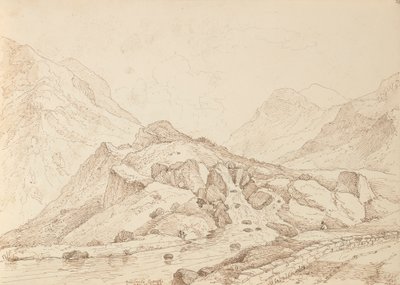 Gowland's Cascade, Gap of Dunloh, 6 Eylül 1841 by Capt. Thomas Hastings