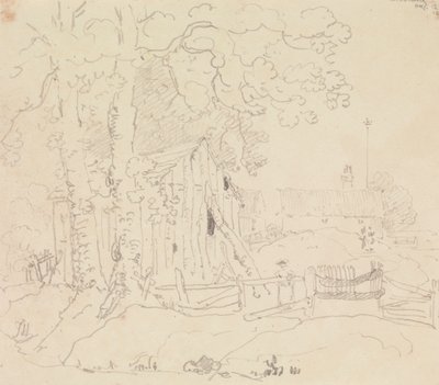 Calbourne'da, Wight Adası, 12 Ağustos 1829 by Capt. Thomas Hastings